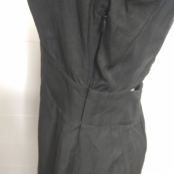 ba&sh Palaia linen blend puff sleeve dress size S - Picture 10 of 15